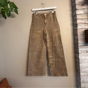 ANTHRO | Pilcro‎ James Cropped Wide-Leg Pants thumbnail 2