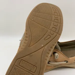 Sperry Rosefish Linen Boat Shoe Size 7.5 thumbnail 8
