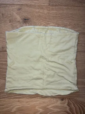hollister sage green tube top xs thumbnail 2