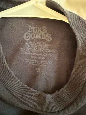 luke combs concert tee Black Size M thumbnail 3