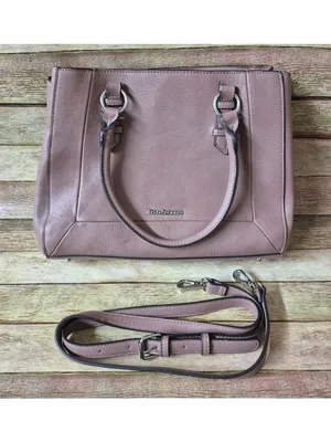 Enzo Angiolini Crossbody Shoulder Bag Pink Faux Leather Purse Handles & Strap thumbnail 6