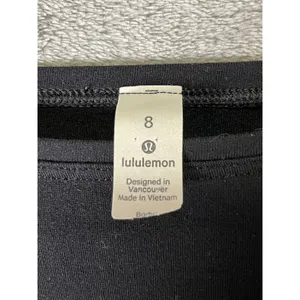 Lululemon Back In Action Long Sleeve Black Relaxed Athleisure Top Size 8 thumbnail 6