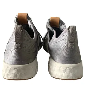 New Balance Fresh Foam Cruz V2 Gray Knit Running Shoes Sneakers Gum Sole Sz US11 thumbnail 5