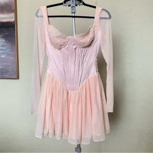 Size S PLUS CUP House of CB 'Vivi' Soft Peach‎ Corset Mini Dress NWOT thumbnail 10