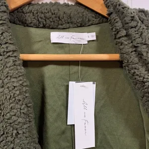 All in Favor Sherpa olive green jacket thumbnail 2