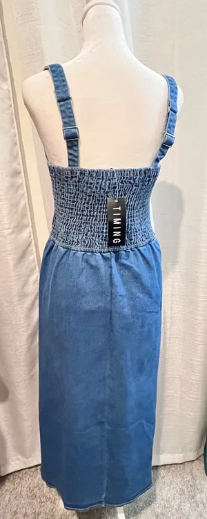 Timing Denim Dress thumbnail 3