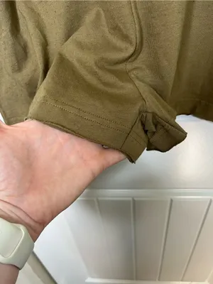 Jackson Rowe Olive Green Knit Romper Button Up Lagenlook Fairycore Small Forest thumbnail 5