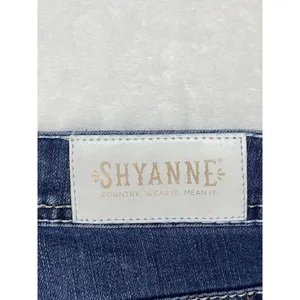 Shyanne‎ Jeans Women's 39 Medium Wash Blue Embroidered Pockets boot cut thumbnail 11