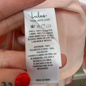 NEW Lulus Magnificence Blush Pink Glossy Satin Backless Halter Maxi Dress Large thumbnail 10