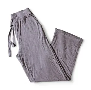 Cozy Earth Women Bamboo Wide Leg Pajama Pants Mauve Purple CEW0087 Small‎ thumbnail 1