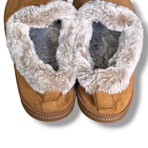 Skechers Cozy Campfire Chestnut Faux Fur Memory Foam Slippers Women 8 Rustic thumbnail 6