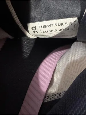 On Running Women's Gradient Pink and Orange Cloud Running Shoes thumbnail 5