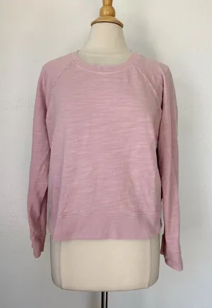 J. Crew Light Pink Crewneck Sweatshirt thumbnail 1