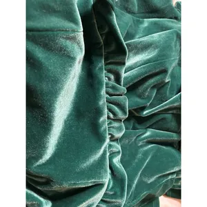 NEW Y2K Johnny Wujek Evergreen Velvet Mini Prom Dress Size M thumbnail 6