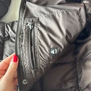 The North Face Metropolis 600 Fill Down Parka Brown Women Small Puffer Coat Hood thumbnail 13