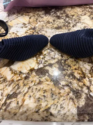 Women’s Navy Woven Slip-On Shoes thumbnail 9