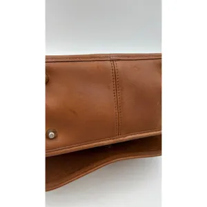 Vintage 90sCoach Stewardess Bag British Tan Leather Handbag Crossbody thumbnail 10