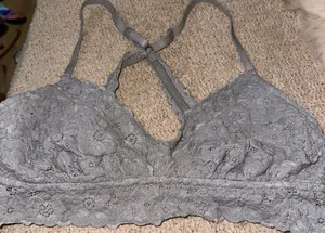 Aerie Grey Bralette thumbnail 1