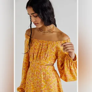 Free People Jael Printed Mini Dress thumbnail 3