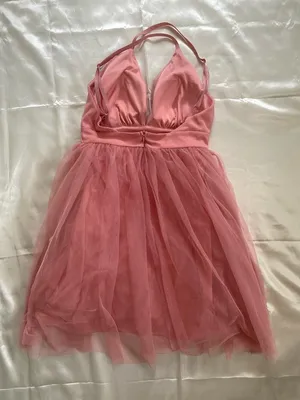 Haute Monde Pink Blush Balletcore Tulle Cocktail Mini Dress - NEW w/Tags thumbnail 4