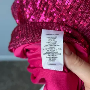 Trina Turk Designer Party Mini Dress Hot Pink Sequin Sexy Date Night Size 8 thumbnail 7