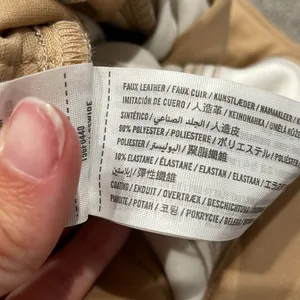 Abercrombie and Fitch Vegan Leather 90s Straight Ultra High Rise thumbnail 7