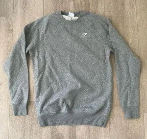 Gymshark Womens Gray Sweatshirt Size Medium thumbnail 1