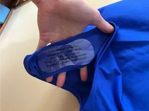 Quince Deep V One-Piece Swimsuit in Cobalt Blue thumbnail 6