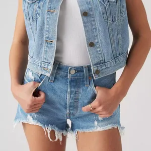 Levi’s 501 Original Fit High Rise Womens Shorts size W27 thumbnail 6