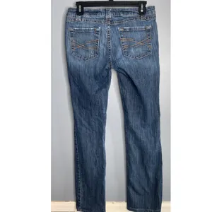 Aeropostale Skinny Leg Low Rise Dark Wash Blue Jeans 5/6R thumbnail 3