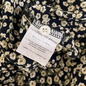 FAITHFULL THE BRAND Massimo Midi Dress Floral Blossom Village Tie Front Small thumbnail 13