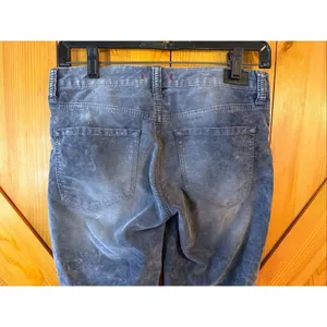 Dear John Marbled Grayish Blue Low Rise Lightweight Corduroy Jeans Size 27 (7302 thumbnail 5