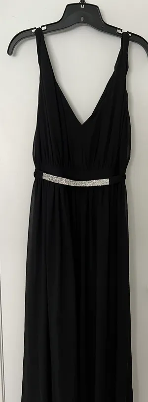 EXPRESS Long Black Formal Dress thumbnail 2
