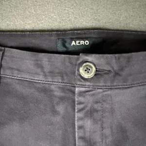 AERO Skinny Ankle Pants Womens 16 Long Navy Casual Chino‎ Stretch Flat Front thumbnail 6