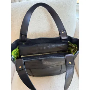Kate Spade New York Savona Malea Tote Bag Women Black Shoulder Strap Leather thumbnail 4