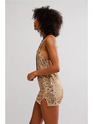 Free People Midnight Kiss Mini Slip Dress thumbnail 6