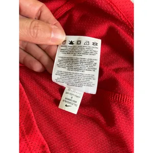 Nike Running Dri-FIT Red Shirt Small Long Sleeve Athletic Reflective Logo Sporty thumbnail 9