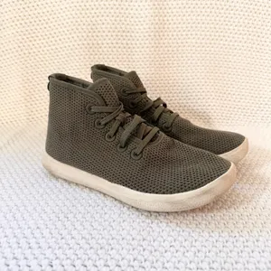 Allbirds Army Green Tree Toppers Mesh High Top Lace Up Sneakers Women 7 thumbnail 3
