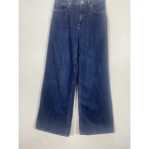 MNG Mango High Rise Wide Leg Jeans Womens US 4 100% Cotton thumbnail 5