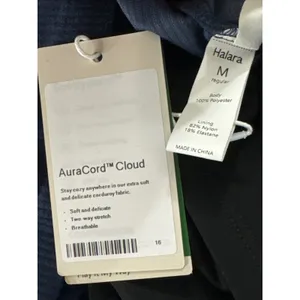 Halara AuraCord Cloud Blue Corduroy Skort Women's MEDIUM Preppy Academia NWT‎ thumbnail 7