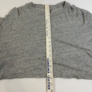 Pink Victoria's Secret Grey Space Dye Preppy ‎ Comfy Crop Top Womens Large Retro thumbnail 9