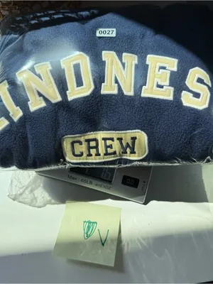 THE MAYFAIR GROUP kindness crewneck teddy fitted crewneck in blue thumbnail 10