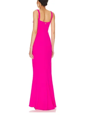 Nookie Romance Gown in Pink from Revolve thumbnail 13