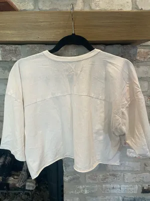 White Cropped T thumbnail 3