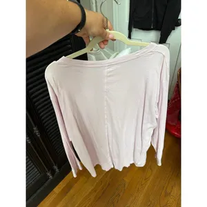Lululemon Back in Action Long-Sleeve Shirt in strawberry milkshake Womens 16 thumbnail 3