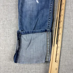 Hudson Crop Muse Jeans Womens 26 Blue Mid Rise Skinny‎ Cuffed Ankle Zip Denim thumbnail 6