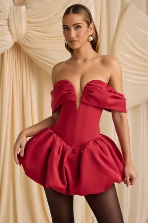 Oh Polly Jessamy Red Mini Dress thumbnail 1