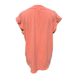 Athleta Avenue Tee Top Island Coral V-Neck Short Sleeve 657842 Womens Medium thumbnail 6