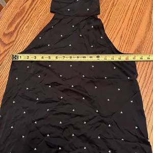 Ann Taylor Satin Top High Neck Pearl beads Sleeveless Office Work Goth NWT Sz S thumbnail 8