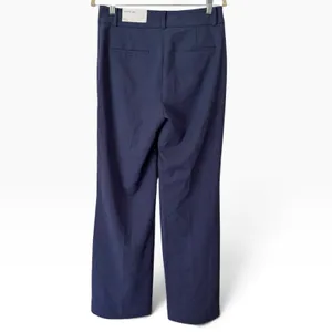 NWT Ann Taylor The Wide Leg Trousers Women’s Size 2 Pleated Blue Career thumbnail 2
